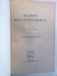 Suomen hallinto-oikeus. Sisäasiain hallinto