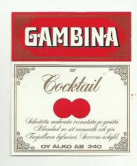 Cambina Alko 240  - viinaetiketti