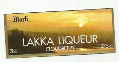 Lakka Liqueur  - viinaetiketti