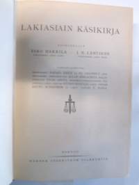 Lakiasiain käsikirja