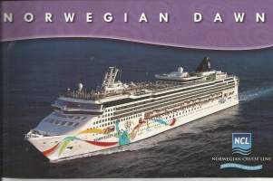 Norwegian Cruise Line / Norwegian Dawn mainospostikortti postikortti laivapostikortti  joulukorttikoko A5