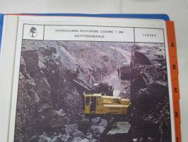 Lokomo T 340 hydraulinen kaivukone käyttöohjekirja -excavator manual, in finnish