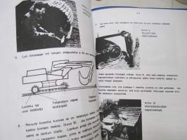 Lokomo T 340 hydraulinen kaivukone käyttöohjekirja -excavator manual, in finnish