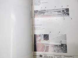 Lokomo AH 192 tiehöylä numerosta 18018- käyttö ja hoitoohjekirja -grader manual, in finnish
