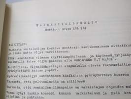 Lokomo AH 145 Teräskarhu varaosaluettelo reservdelskatalog spare parts list Ersatzteile-katalog catalogo de repuestos -grader parts list, in finnish