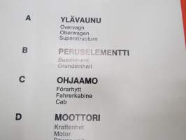 Lokomo 331 N autonosturi varaosaluettelo / parts catalogue / Ersatzteil Katalog / Reservdelskatalog -mobile crane parts list