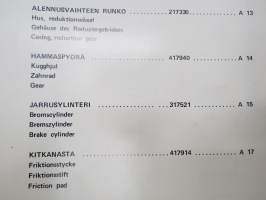 Lokomo 331 N autonosturi varaosaluettelo / parts catalogue / Ersatzteil Katalog / Reservdelskatalog -mobile crane parts list
