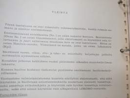 Lokomo Teräsmies JT 23 kaivukone varaosaluettelo -excavator parts list