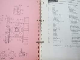 Lokomo Teräsmies JT 23 kaivukone varaosaluettelo -excavator parts list