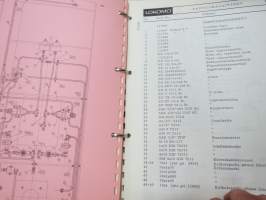 Lokomo Teräsmies JT 23 kaivukone varaosaluettelo -excavator parts list