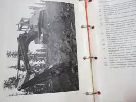 Lokomo T 340 hydraulinen kaivukone käyttöohjekirja -excavator manual, in finnish