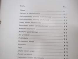 Lokomo T 340 hydraulinen kaivukone käyttöohjekirja -excavator manual, in finnish