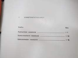 Lokomo T 340 hydraulinen kaivukone käyttöohjekirja -excavator manual, in finnish