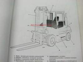 Kalmar DCD 40-80 haarukkatrukki -käyttöohjekirja