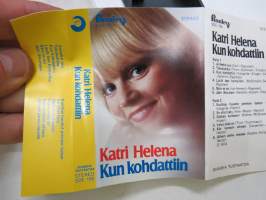 Katri Helena - Kun kohdattiin, Finnlevy SDE 185 C-kasetti / C-cassette