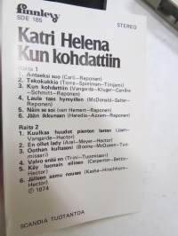 Katri Helena - Kun kohdattiin, Finnlevy SDE 185 C-kasetti / C-cassette