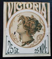 Victoria 25 kpl - tupakkaetiketti