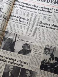 Suomen Sosiaalidemokraatti -lehti kansissa ajalta 1.9.-31.10.1961