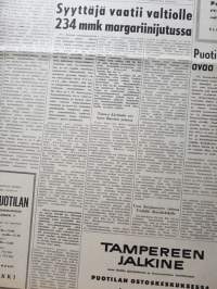 Suomen Sosiaalidemokraatti -lehti kansissa ajalta 1.9.-31.10.1961