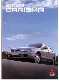 Mitsubishi Carisma myyntiesite  syyskuun/ 1995. Carisma 1600 EL/ GL...Carisma 1600/ 1800 GLX...Carisma 1800/ GLS....Carisma 1800/ MSX