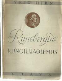 Runebergin runoilijaolemus / Yrjö Hirn ; ... suomentaneet Ilmari Havu ja Aukusti Simojoki. Ex Libris Ilpo Kaukovalta