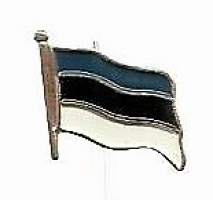 Viro lippu  neulamerkki rintamerkki