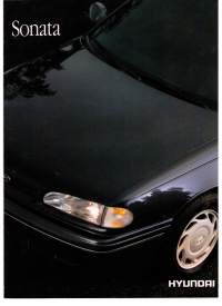 Hyundai Sonata myyntiesite,tekniset tiedot. Hyviä kuvia  sisustuksesta , kojelaudasta ja selvityksiä  jarru järjestelmästä mm Sivuja 18.Sonata myyntiesite 3/1 sivua.