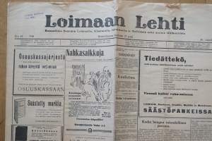 Loimaan Lehti 27.10.  1948  sanomalehti