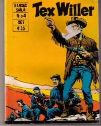 Tex Willer 4 / 1977.Kustantaja Semic oy.