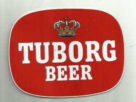 Tuborg 2-puoleinen - tarra