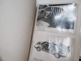Saab 9000 Turbo 16 Press Information-pressikansio, nelikielinen esittelykansio valokuvineen -press kit with photographs