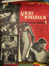 Vesi kielellä -elokuvajuliste