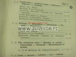 The finnish export and import register 1924