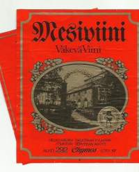 Mesiviini  Alko nr 292 - viinaetiketti