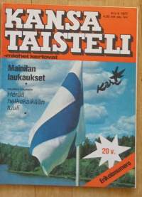 Kansa taisteli - miehet kertovat 1977 nr 6 - Erikoisnumero 20 v., Kivennavan kirkonkellot, Kari Suomalainen  sotakuvia, Mainilan laukaukset, sotalehmä,