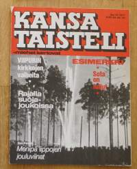 Kansa taisteli - miehet kertovat  1977 nr 12 - Viipurin kirkkojen vaiheita, rajalla suojajoukoissa, meni jouluviinat, Suomussalmella, Saksan sotavankina, Nikke Pärmi