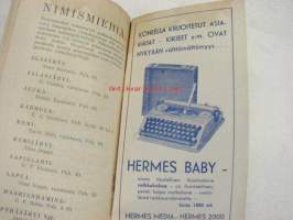Haastemiesluettelo 1939