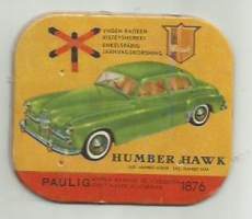 Humber Hawk  - kahvipakettikuva keräilykuva