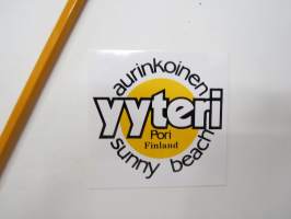 Aurinkoinen Yyteri, Pori - Finland - Sunny Beach -tarra / sticker