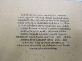 Sukupiiri Alarik Gustaf Castrénin ja Johanna Sofia Laguksen jälkeläiset -family book