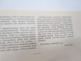 Laatokan laulumailta - Matkailijan opas (Karjalaan v. 1935) -travel guide to Carelia