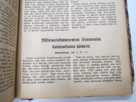 Tohtori Martti Lutheruksen Huone-Postilla. Suomentanut Anton Lilius, 1878 -etulehdellä omistajatieto; &quot;Elin Joensuu - Lahja Bacan perheeltä 1923&quot;