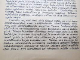 Koulun laulukirja 1939, kaikki laulujen nimet näkyvät tuotekuvissa -song book