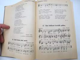 Koulun laulukirja 1939, kaikki laulujen nimet näkyvät tuotekuvissa -song book