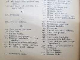 Koulun laulukirja 1939, kaikki laulujen nimet näkyvät tuotekuvissa -song book