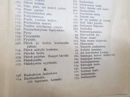 Koulun laulukirja 1939, kaikki laulujen nimet näkyvät tuotekuvissa -song book