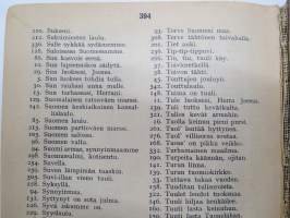 Koulun laulukirja 1939, kaikki laulujen nimet näkyvät tuotekuvissa -song book