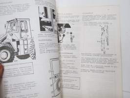 Fiat-Allis FR20B pyöräkuormaaja käyttö- ja huolto-ohjekirja - käyttöohjekirja -operator´s manual in finnish