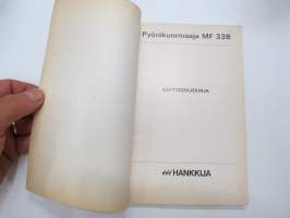 Massey-Ferguson MF 33B pyöräkuormaaja käyttö ja huolto / käyttöohjekirja -operator´s manual in finnish