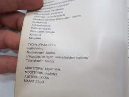 Massey-Ferguson MF 33B pyöräkuormaaja käyttö ja huolto / käyttöohjekirja -operator´s manual in finnish